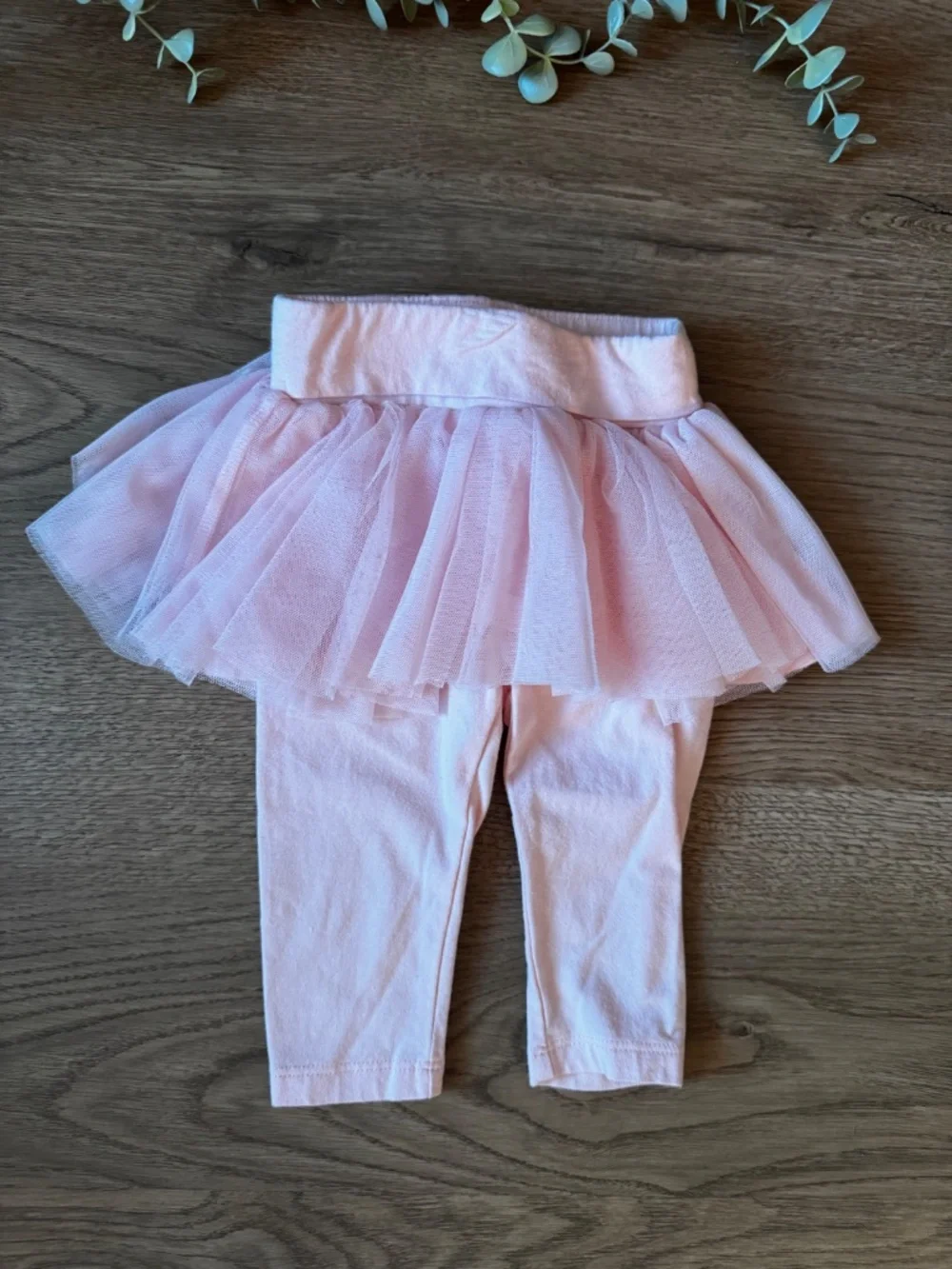 Baby GAP Pink Tulle Skirt Leggings Skort 3-6 Months Ballet Dance Tutu
